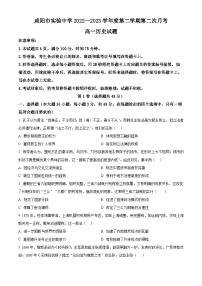 陕西省咸阳市实验中学2022-2023学年高一下学期第二次月考试题历史试卷（Word版附解析）