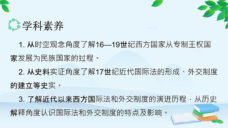 高中历史统编版（2019）选择性必修1 第12课 近代西方民族国家与国际法的发展 课件04