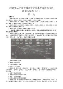 2024届辽宁省普通高中学业水平选择性考试冲刺压轴卷（六）历史试题