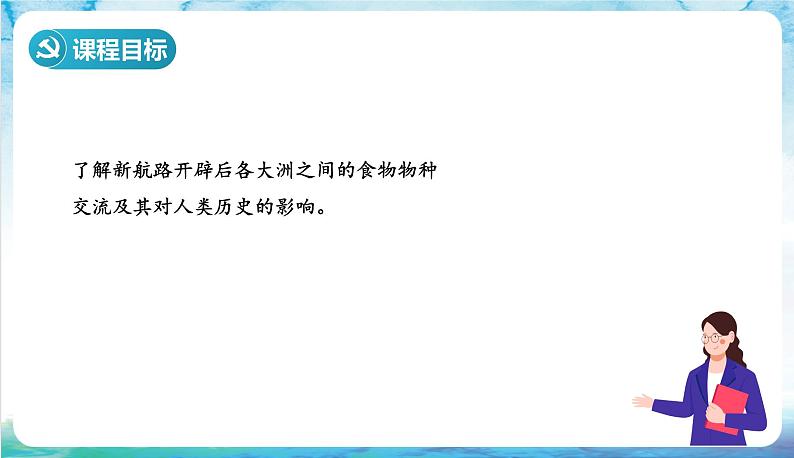 人教部编版高中历史选择性必修二  2.《新航路开辟后的食物物种交流》课件02