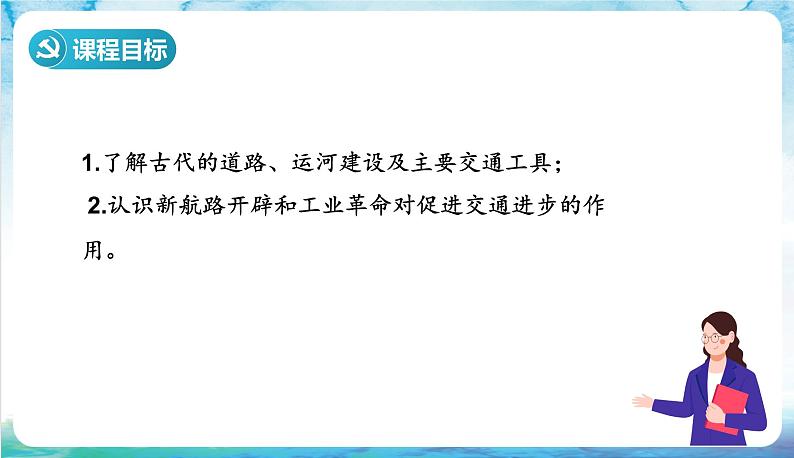 人教部编版高中历史选择性必修二  12.《水陆交通的变迁》课件03