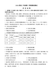 江苏省四校2023-2024学年高三下学期期初测试联考历史试卷（原卷版+解析版）