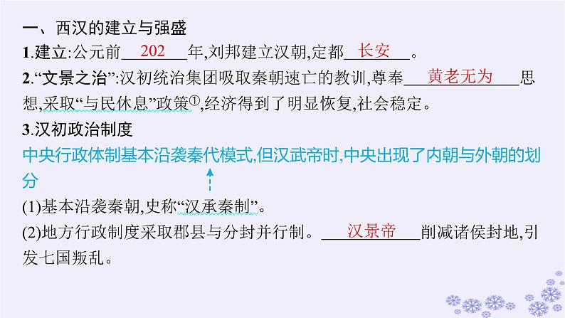 备战2025届高考历史一轮总复习第1单元从中华文明起源到秦汉统一多民族封建国家的建立与巩固第4讲西汉与东汉__统一多民族封建国家的巩固课件05