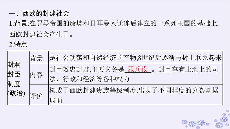 备战2025届高考历史一轮总复习第9单元古代文明的产生与发展及中古时期的世界第27讲中古时期的欧洲课件05