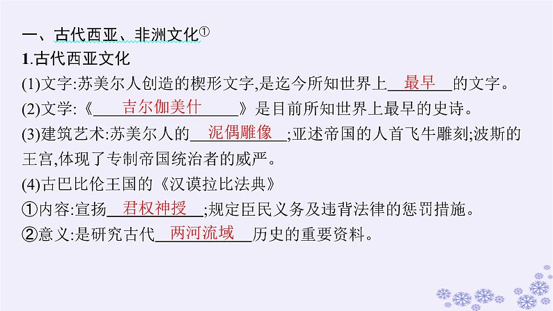 备战2025届高考历史一轮总复习第20单元多样的世界文化第59讲丰富多样的世界文化课件05