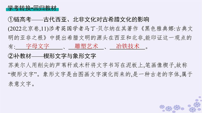 备战2025届高考历史一轮总复习第20单元多样的世界文化第59讲丰富多样的世界文化课件08