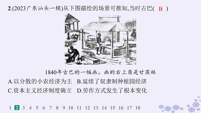 备战2025届高考历史一轮总复习第11单元工业革命与马克思主义的诞生及世界殖民体系的形成课时练第34讲世界殖民体系与亚非拉民族独立运动课件03