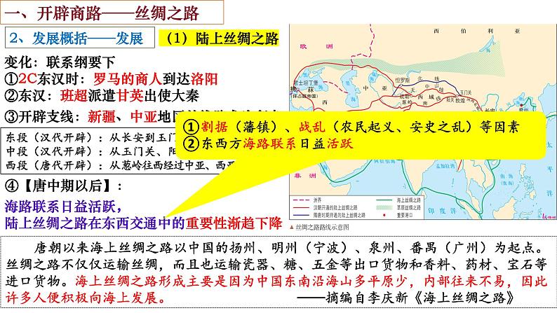 第9课古代的商路、贸易与文化交流课件07