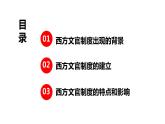 高中历史统编版选择性必修1第6课西方的文官制度课件2