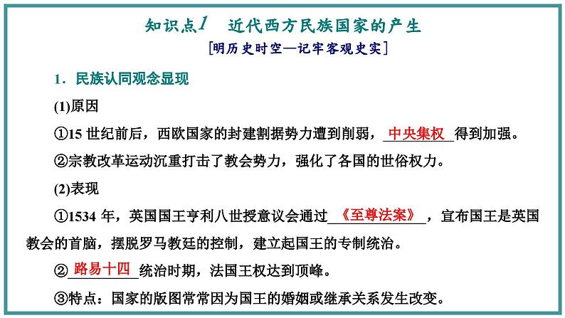 高中历史统编版选择性必修1第12课近代西方民族国家与国际法的发展课件204