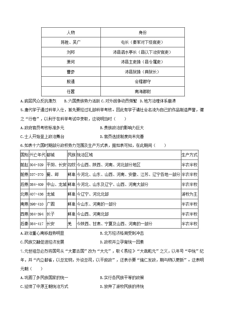 小题素养专练03（原卷版）第2页