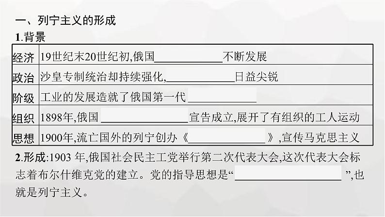 人教版高中历史必修下册第15课十月革命的胜利与苏联的社会主义实践课件07