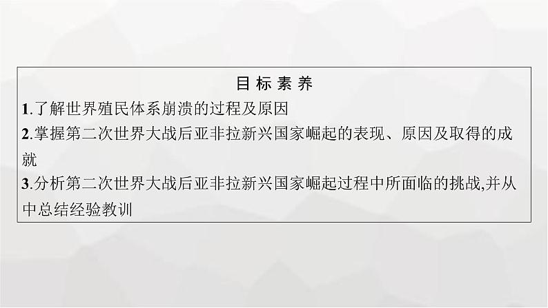 人教版高中历史必修下册第21课世界殖民体系的瓦解与新兴国家的发展课件第4页