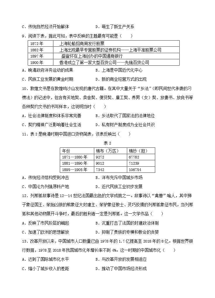 2024镇江六校联考高二下学期3月月考试题历史含答案03