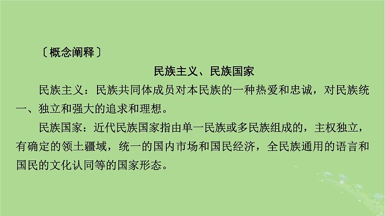 2025版高考历史一轮总复习选择性必修1第17单元民族关系与国家关系第47讲近代西方民族国家与国际法的发展课件06