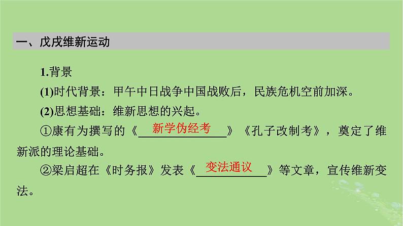 2025版高考历史一轮总复习中外历史纲要上第5单元晚清时期的内忧外患与救亡图存第14讲挽救民族危亡的斗争课件第5页