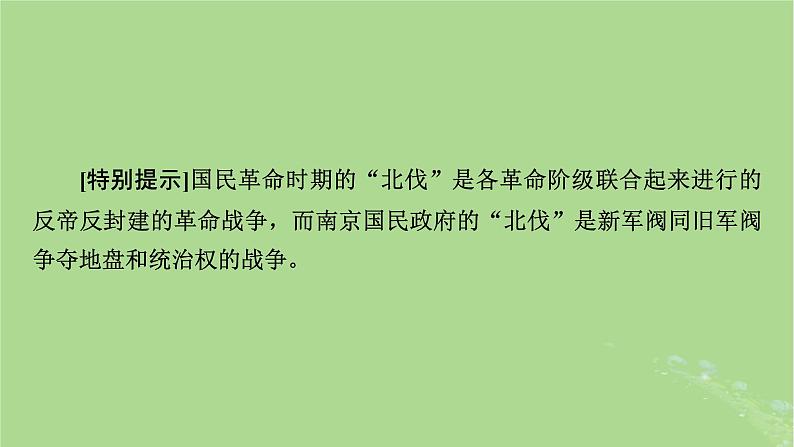 2025版高考历史一轮总复习中外历史纲要上第7单元中国共产党成立与新民主主义革命第18讲南京国民政府的统治和中国共产党开辟革命新道路课件06