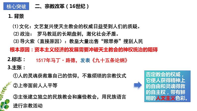 【期中复习】2023-2024学年中外历史纲要下高一历史下册 （考点串讲PPT第四单元 资本主义制度的确立 -07