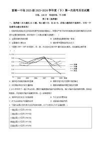 四川省富顺第一中学校2023-2024学年高一下学期第一次月考历史试题（原卷版+解析版）