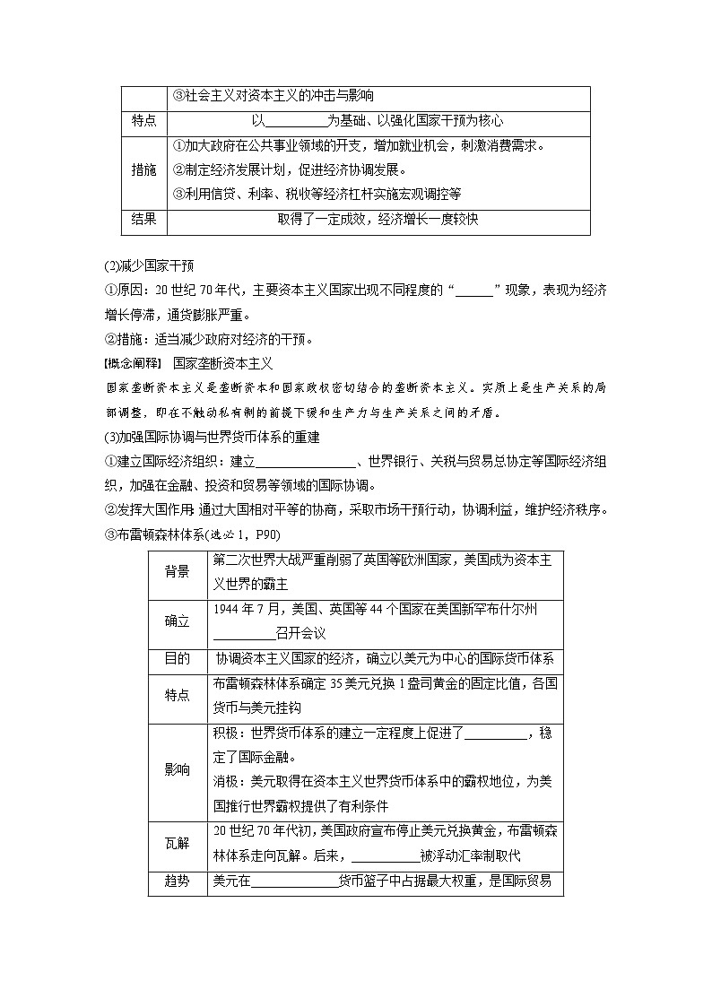 最新高考历史一轮复习（部编版） 板块6 第14单元 第40讲　战后资本主义国家的新变化和社会主义国家的发展与变化（课件+讲义+练习）02