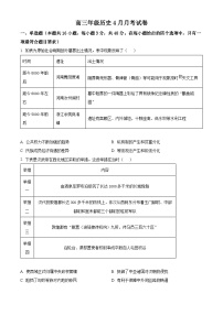 广西壮族自治区桂林市2024届高三4月月考历史试题 含解析