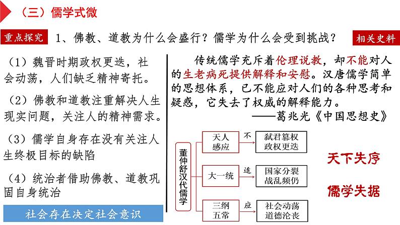 第8讲三国至隋唐的文化课件--2024届高考统编版必修中外历史纲要上册一轮复习07