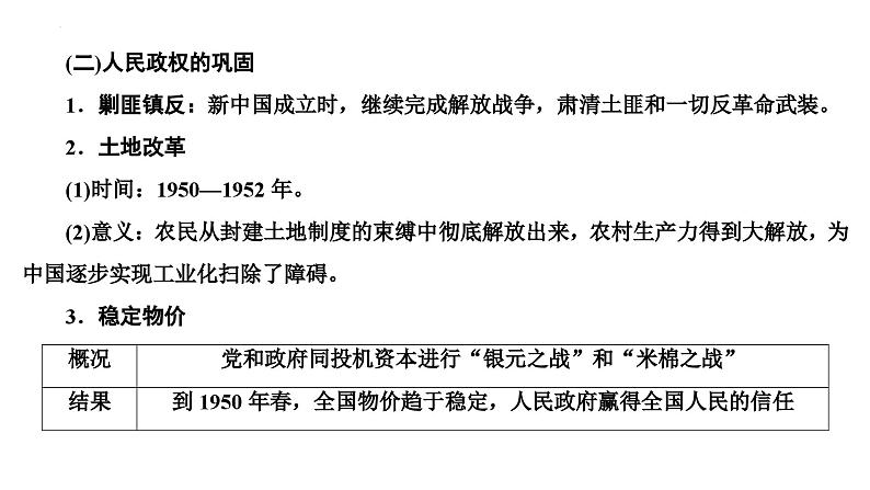 第14讲中华人民共和国成立和社会主义建设的初期探索课件--2025届高三统编版2019必修中外历史纲要上册一轮复习06