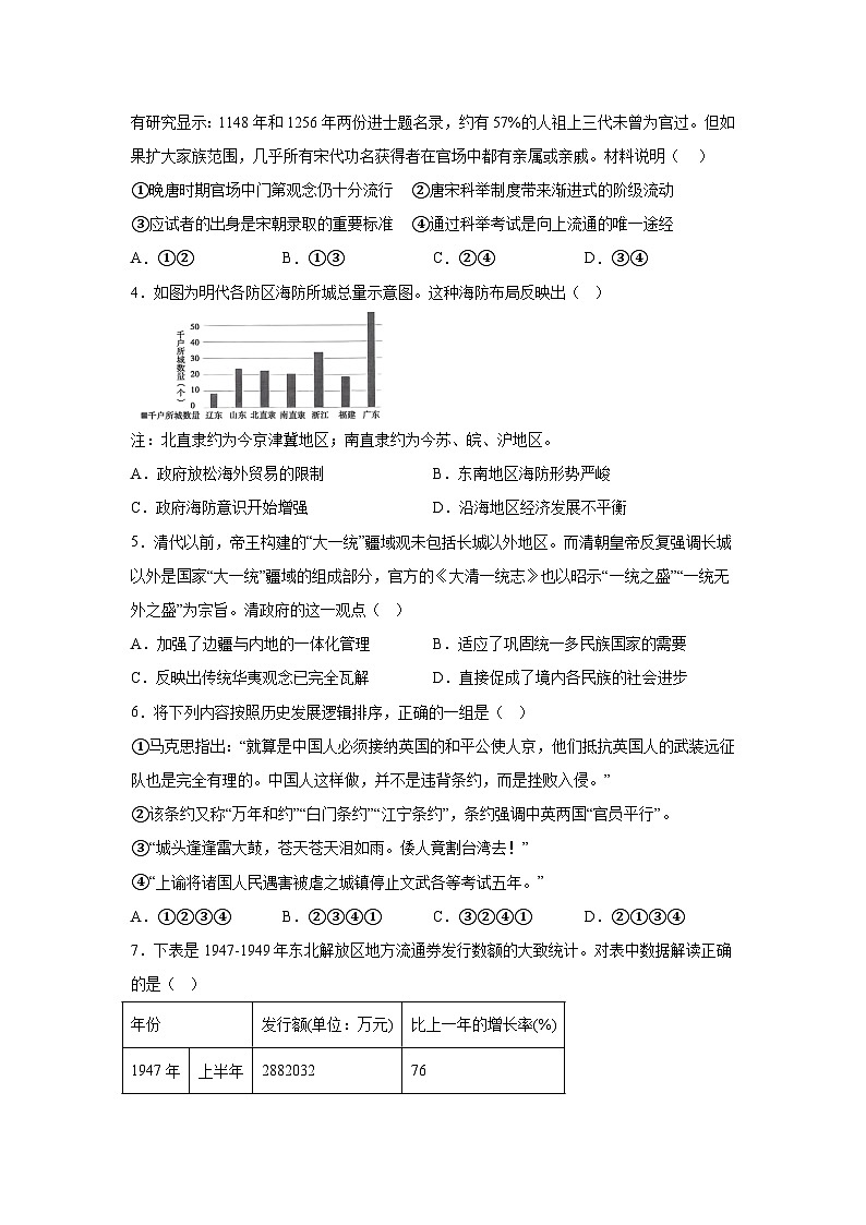 历史（北京卷02）（15+5模式）-2024年高考押题预测卷第2页