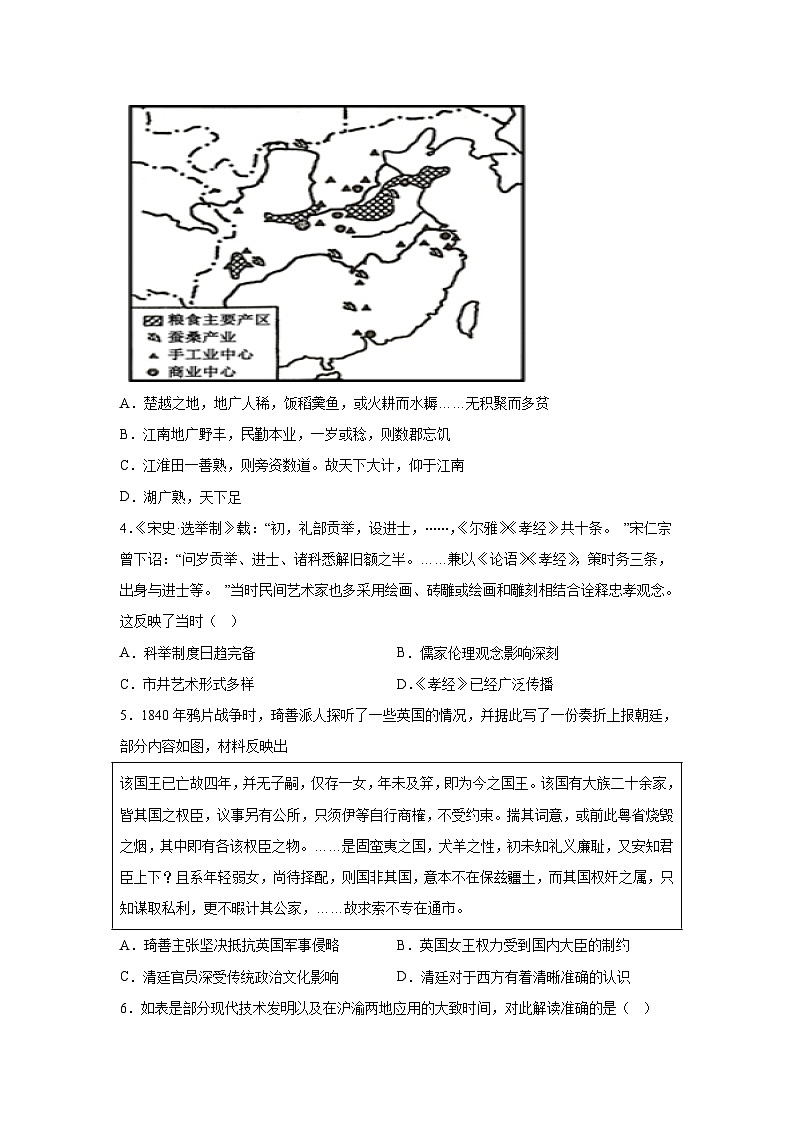 历史（山东卷02）-2024年高考押题预测卷第2页