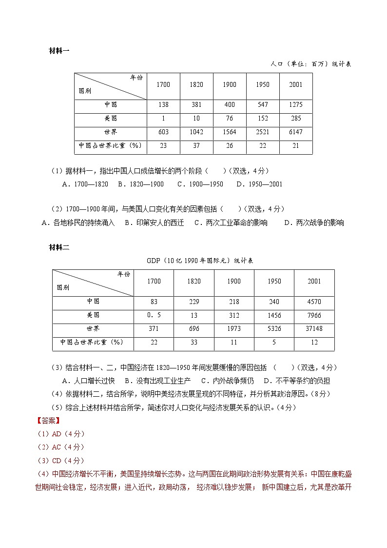 2024年高考押题预测卷—历史（上海卷02）（全解全析）第3页