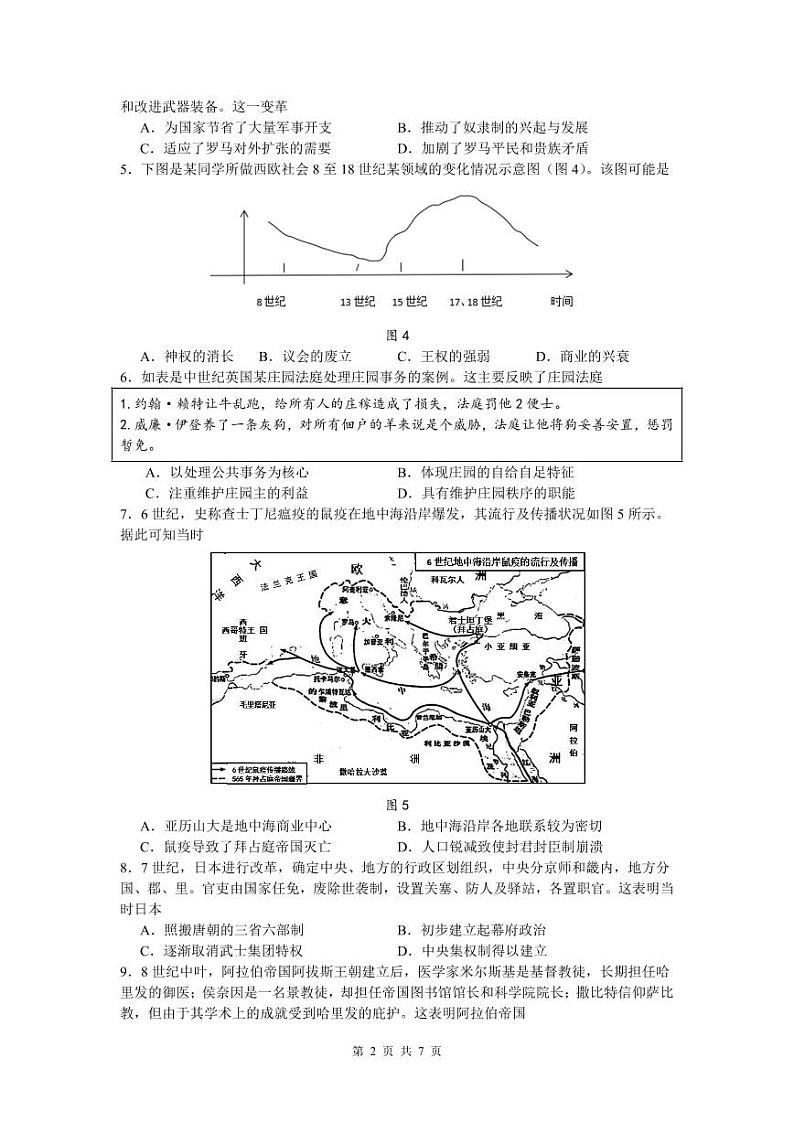 福建省厦门双十中学2023-2024学年高一下学期期中考试历史试题02