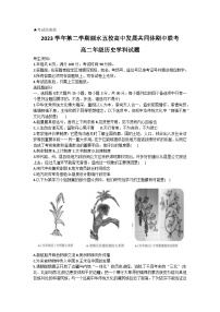 浙江省丽水市发展共同体2023-2024学年高二下学期5月期中联考历史试卷（Word版附答案）