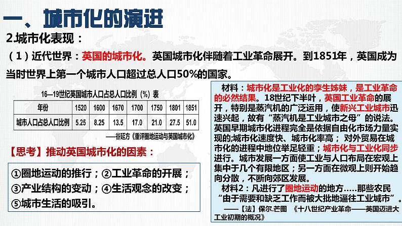 2023-2024学年高二历史同步精品课堂-第11课 近代以来的城市化进程(精品课件)(选择性必修2：经济与社会生活)第8页