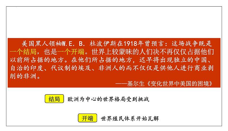 2023-2024学年高二历史同步精品课堂-第13课   现代战争与不同文化的碰撞和交流(精品课件)(选择性必修3：文化交流与传播)第5页