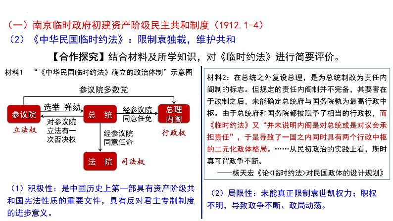 第1单元第3课 中国近代至当代政治制度的演变 课件 -----2023-2024学年高二上学期历史统编版（2019）选择性必修1第8页