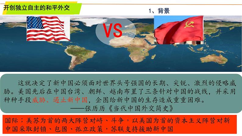 第4单元第14课 当代中国的外交 课件 ----2023-2024学年高二上学期历史统编版（2019）选择性必修1第4页