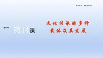 高中历史第14课 文化传承的多种载体及其发展课文课件ppt