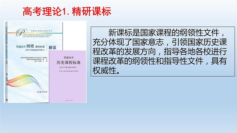 2024届高考历史教、学、评一致性的二轮复习路径探究课件第6页