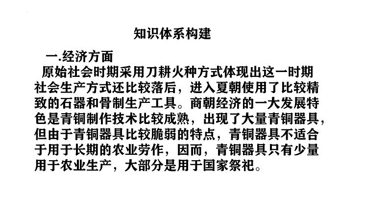 《中外历史纲要》时空坐标图及知识讲解之中国古代史课件  2024年高考历史二轮复习03