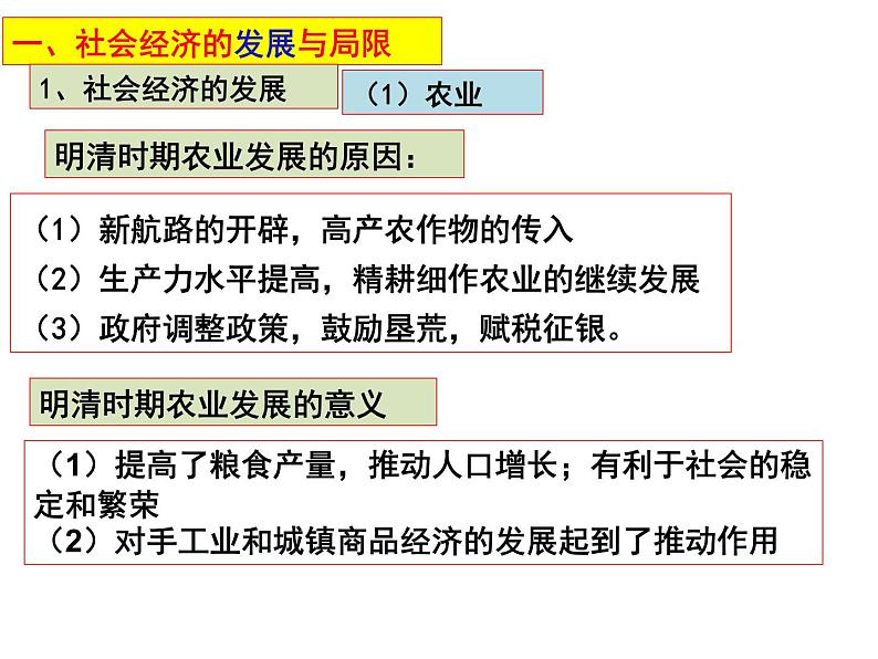 第8课   明至清中叶的经济与文化课件 -2024届高三统编版必修中外历史纲要上二轮复习04