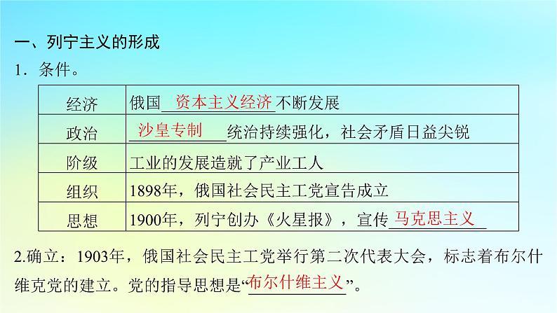 2025届高考历史一轮总复习专题一0三世界大战十月革命与国际秩序的变化__两次世界大战期间第55课十月革命与苏联的社会主义实践课件第4页