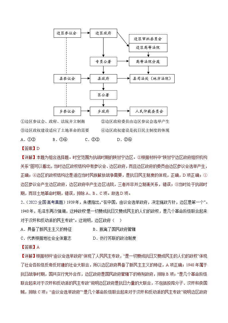新高考历史三轮冲刺易错题专题07 中国近代史：选择性必修（贯通部分）（含解析）03