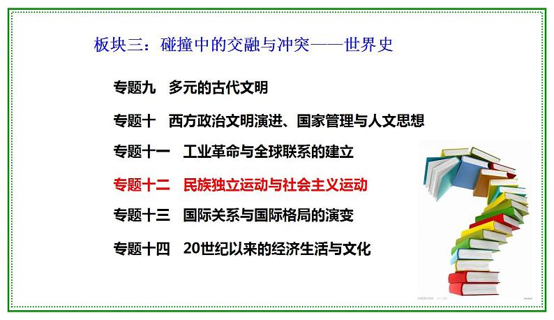 民族独立运动与社会主义运动 课件 2024年高考历史二轮复习02