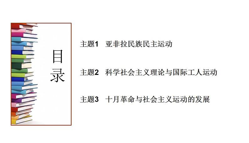 民族独立运动与社会主义运动 课件 2024年高考历史二轮复习04