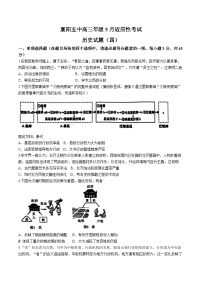 湖北省襄阳市第五中学2023-2024学年高三下学期5月适应性测试历史试题