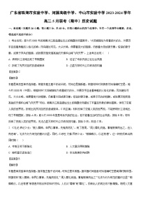 历史：广东省珠海市实验中学、河源高级中学、中山市实验中学2023-2024学年高二5月联考（期中）试题（解析版）