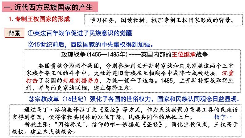 第12课 近代西方民族国家与国际法的发展 教学课件-2023-2024学年高二上学期历史统编版（2019）选择性必修103