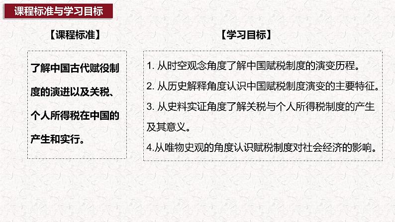 第16课  中国赋税制度的演变 课件( -2023-2024学年高二上学期历史统编版（2019）选择性必修104