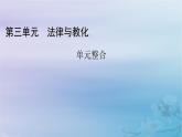 2025版高中历史第3单元法律与教化单元整合课件部编版选择性必修1