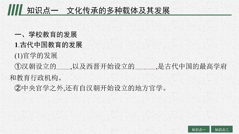 2025届人教新高考高三历史一轮复习课件第47讲文化的传承与保护第5页